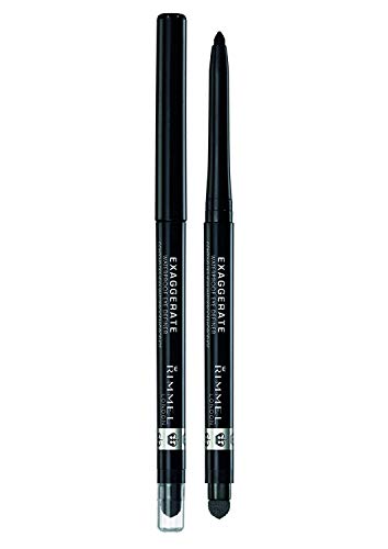 Rimmel London exaggerate auto waterproof eye definer in blackest black, 2 Count