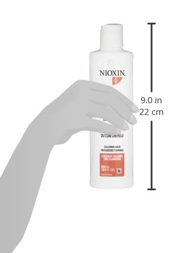 Nioxin System 4 Scalp Therapy Conditioner with Peppermint Oil, Treats Dry Scalp, Provides Moisture Control & Balance, For Color Treated Hair with Progressed Thinning, 33.8 fl oz