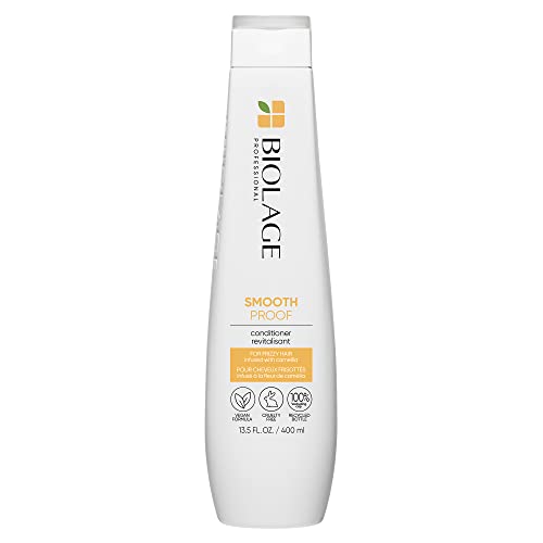 Biolage Smooth Proof Conditioner | Provides Humidity Control & Anti-Frizz Smoothness | For Frizzy Hair | Paraben & Silicone-Free | Veganâ€‹ | 13.5 Fl. Oz