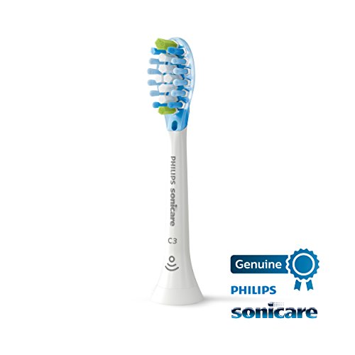 Philips Sonicare Genuine C3 Premium Plaque Control Replacement Toothbrush Heads, 2 Brush Heads, White, HX9042/65