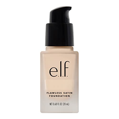 e.l.f. Flawless Finish Foundation, Improves Uneven Skin Tone, Lightweight, Medium Coverage & Semi-Matte, Vegan & Cruelty-Free, Vanilla, 0.68 Fl Oz