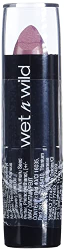 wet n wild Silk Finish Lipstick| Hydrating Lip Color| Rich Buildable Color| Dark Pink Frost