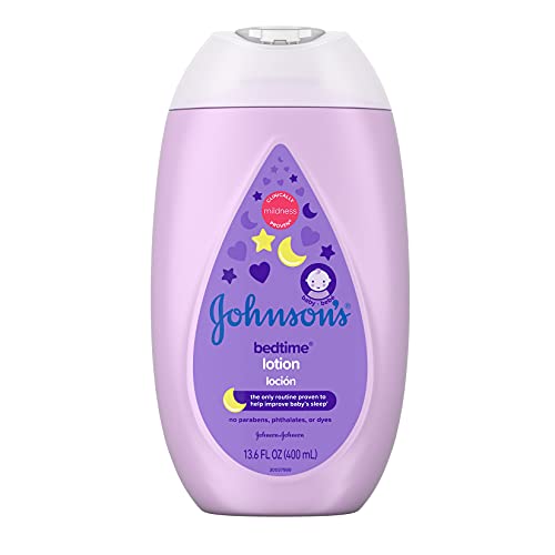 Johnsons Baby Bedtime Lotion with Natural Calm Essences Hypoallergenic & Paraben Free, 13.6 Fluid Ounce