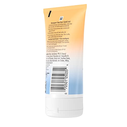 Neutrogena Deep Clean Gentle Daily Facial Scrub, Oil-Free Cleanser, 4.2 fl. Oz