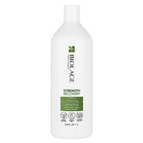 Biolage Strength Recovery Shampoo | Gently Cleanses & Reduces Breakage | For All Damaged & Sensitized Hair | Vegan | Cruelty-Free | Strengthening Shampoo | Infused with Vegan Squalane | 33.8 Fl. Oz