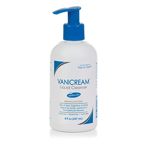 Vanicream Liquid Cleanser - 32 Fl Oz - Free of Dyes, Fragrance, Lanolins, Parabens and Formaldehyde Releasers, 32 Fl Oz