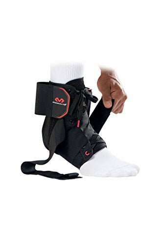 McDavid Ankle Brace with Straps, Maximum Support, Comfortable Compression & Breathable Design