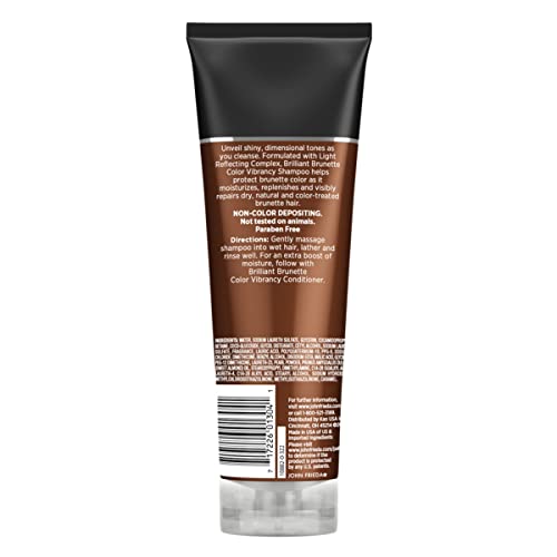 John Frieda Brilliant Brunette Multi-Tone Revealing Shampoo, Color Protecting Shampoo, Helps Unlock Vibrant Color, 8.45 Ounce