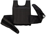 RUNmax 12lb-140lb Weighted Vest (Without Shoulder Pads, 40lb), Black