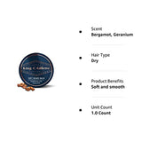 King C. Gillette Soft Beard Balm, Deep Conditioning with Cocoa Butter, Argan Oil and Shea Butter