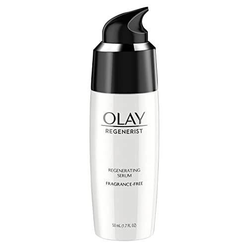 Face Moisturizer by Olay, Regenerist Fragrance Free Light Gel Regenerating Serum, 1.7 fl oz