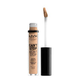 NYX PROFESSIONAL MAKEUP Can't Stop Won't Stop Contour Concealer, 24h Full Coverage Matte Finish - Natural