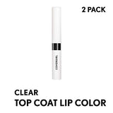 COVERGIRL Outlast All-day Moisturizing Lip Color, Clear Top Coat, Pack of 2