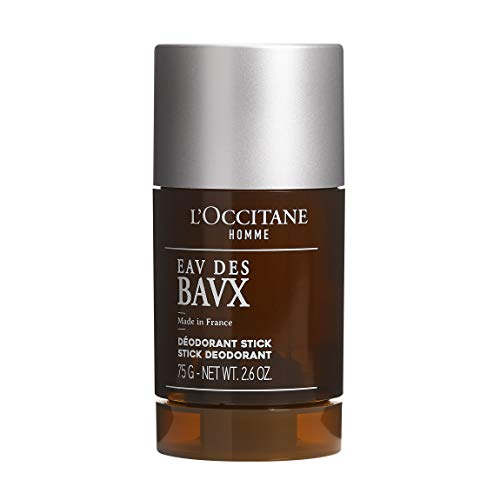 LOccitane Eau des Baux Stick Deodorant, 2.6 Oz. Alcohol-Free, Dries Quickly, Fresh Cypress Scent, Help Prevent Odors