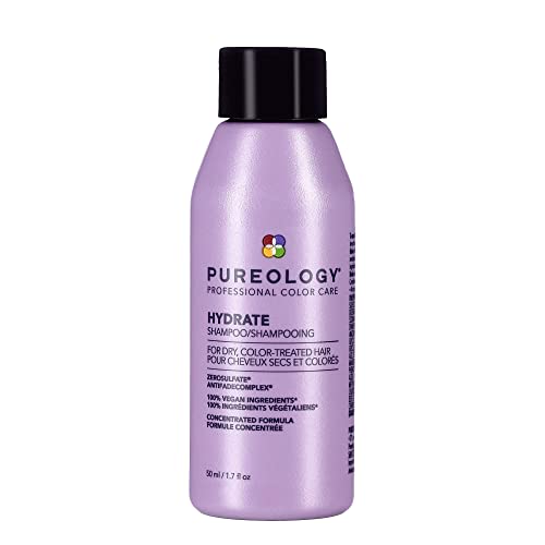 Pureology Hydrating Shampoo, For Dry & Colour-Treated Hair, Moisturises & Strengthens Hair, Sulfate-Free, Vegan, Hydrate, 266ml