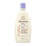 Aveeno Baby Calming Comfort Moisturizing Lotion with Relaxing Lavender & Vanilla Scents, Non-Greasy Body Lotion with Natural Oatmeal & Dimethicone, Paraben- & Phthalate-Free, 18 fl. Oz