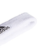 adidas Interval 3/4-inch Bicep Band, White/Black, One Size