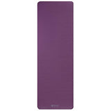 Gaiam Essentials Thick Yoga Mat - Fitness and Exercise Mat with Easy-Cinch Carrier Strap Included - Soft Cushioning and Textured Grip - Multiple Colors Options (Green, 72"L X 24"W X 2/5 Inch Thick)