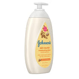 Johnsons Skin Nourish Moisturizing Baby Lotion for Dry Skin with Shea & Cocoa Butter Scents, Gentle & Lightweight Body Lotion for The Whole Family, Hypoallergenic, Dye-Free, 16.9 fl. oz