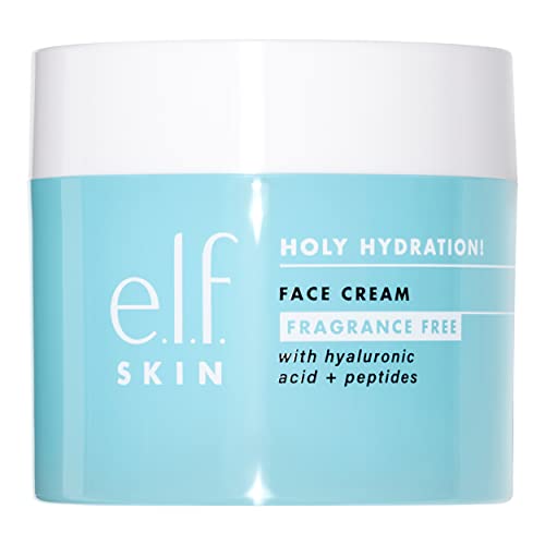 e.l.f. SKIN Holy Hydration! Face Cream, Moisturizer For Nourishing & Plumping Skin, Infused With Hyaluronic Acid, Vegan & Cruelty-Free, 1.8 Oz