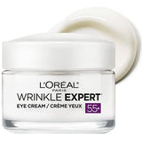 LOreal Paris Wrinkle Expert 55+ Anti-Wrinkle Eye Cream with Calcium, Reduce Crows feet 1.7 fl. Oz