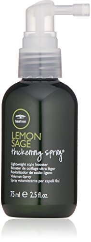 Tea Tree Lemon Sage Thickening Spray, Builds Body + Boosts Volume, For Fine Hair, 2.5 fl. oz.