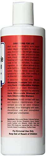 Davis Miconazole Pet Shampoo, 12 Oz,beige