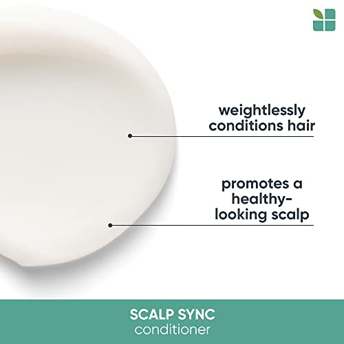 Biolage Scalp Sync Conditioner | Weightlessly Soothes & Nourishes To Promote A Healthy-Looking Scalp | Paraben Free | For All Hair Types | Cruelty Free | Vegan | Salon Conditioner | 33.8 Fl. Oz