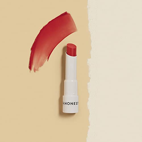 Honest Beauty Tinted Lip Balm | Antioxidant-rich Acai Extracts + Avocado Oil | EWG Certified, Vegan, Cruelty Free | Plum Drop