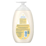 Johnsons Skin Nourish Moisturizing Baby Lotion for Dry Skin with Shea & Cocoa Butter Scents, Gentle & Lightweight Body Lotion for The Whole Family, Hypoallergenic, Dye-Free, 16.9 fl. oz