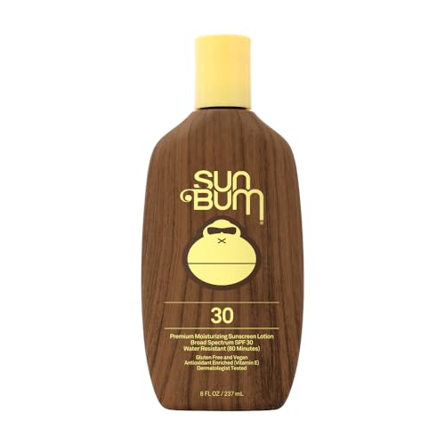 Sun Bum Original SPF 30 Sunscreen Lotion | Vegan and Hawaii 104 Reef Act Compliant (Octinoxate & Oxybenzone Free) Broad Spectrum Moisturizing UVA/UVB Sunscreen with Vitamin E | 8 oz