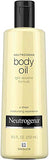 Neutrogena Body Oil Light Sesame Formula, Dry Skin Moisturizer & Hydrating Body Massage Oil, for Radiant & Healthy Looking Glow, Nourishing Bath Oil for Sheer Moisture, 16 fl. oz