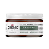 Cremo Premium Barber Grade Hair Styling Cream, Medium Hold, Medium Shine, 4 Oz