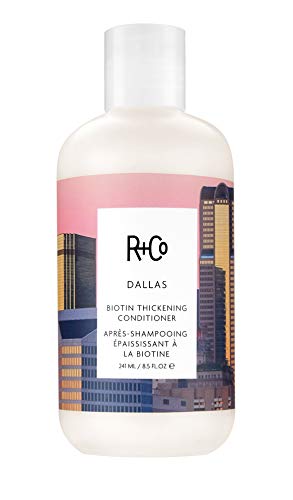 R+Co Dallas Biotin Thickening Conditioner | Weightless Hydration, Strengthens + Enhances Shine | Vegan + Cruelty-Free | 8.5 Oz