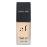 e.l.f. Flawless Finish Foundation, Improves Uneven Skin Tone, Lightweight, Medium Coverage & Semi-Matte, Vegan & Cruelty-Free, Vanilla, 0.68 Fl Oz