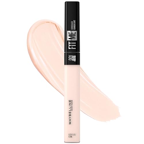 Maybelline New York Fit Me Liquid Concealer Makeup, Natural Coverage, Lightweight, Conceals, Covers Oil-Free, Ivory, 1 Count