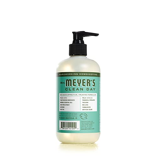 MRS. MEYER'S CLEAN DAY Clean Day Liquid Hand Soap, Cruelty Free and Biodegradable Formula, Honeysuckle Scent, 12.5 oz- Pack of 3