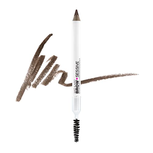 Eyebrow Pencil By Wet n Wild Brow-Sessive Brow Makeup Pencil Liner Blending Brush, Precise, Fine Tip, Shapes, Defines, Fills, Medium Brown