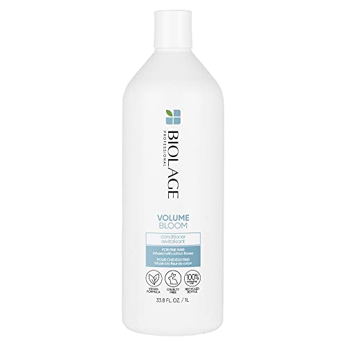 Biolage Volume Bloom Conditioner | Volumizing Conditioner | Weightless Moisture For Long-Lasting Voluminous Hair | For Fine Hair | Paraben & Silicone-Free | Vegan  | Cruelty Free | 13.5 Fl. Oz