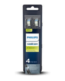 Philips Sonicare Genuine W DiamondClean Toothbrush Heads, 2 Brush Heads, Black, HX6062/95