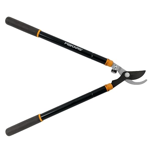 Fiskars 28" Steel Blade Garden Bypass Lopper and Tree Trimmer - Sharp Precision-Ground Steel Blade for Cutting up to 1.5" Diameter