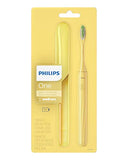 PHILIPS One by Sonicare Battery Toothbrush, Mango Yellow, HY1100/02