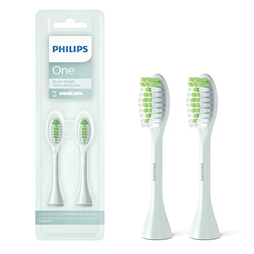 Philips One by Sonicare, 2 Brush Heads, Sage Green, BH1022/08