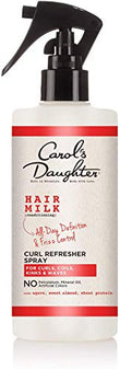 Carol’s Daughter Hair Milk Curl Refresher Spray for Curls, Coils and Waves, with Agave, Sweet Almond and Wheat Protein, Hair Refresher Spray, 10 fl oz