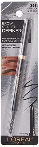 L'Oreal Paris Makeup Brow Stylist Definer Waterproof Eyebrow Pencil, Ultra-Fine Mechanical Pencil, Draws Tiny Brow Hairs and Fills in Sparse Areas and Gaps, Light Brunette, 0.003 Ounce (Pack of 2)