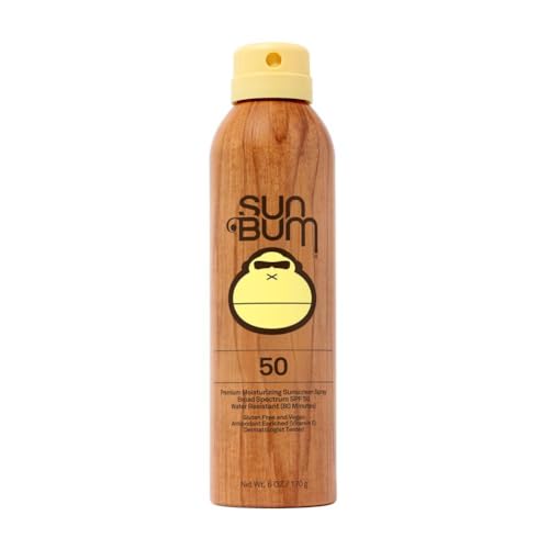 Sun Bum Original SPF 30 Sunscreen Spray |Vegan and Hawaii 104 Reef Act Compliant (Octinoxate & Oxybenzone Free) Broad Spectrum Moisturizing UVA/UVB Sunscreen with Vitamin E | 6 oz