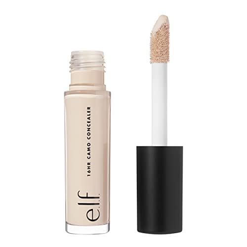 e.l.f., Hydrating Camo Concealer, Lightweight, Full Coverage, Long Lasting, Conceals, Corrects, Covers, Hydrates, Highlights, Deep Chestnut, Satin Finish, 25 Shades, All-Day Wear, 0.20 Fl Oz