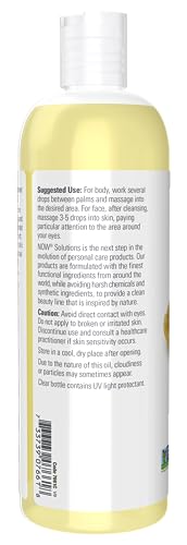 NOW Solutions, Sweet Almond Oil, 100% Pure Moisturizing Oil, Promotes Healthy-Looking Skin, Unscented Oil, 32-Ounce