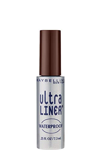 Maybelline New York Ultra Liner Waterproof Liquid Eyeliner, Dark Brown, 0.25 fl. oz.