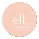 e.l.f., Halo Glow Setting Powder, Silky, Weightless, Blurring, Smooths, Minimizes Pores and Fine Lines, Creates Soft Focus Effect, Medium, Semi-Matte Finish, 0.24 Oz